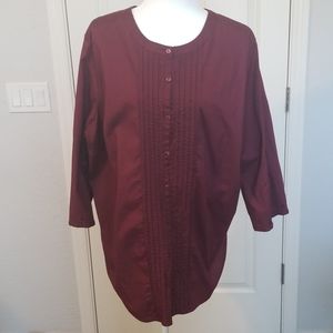 Maroon Avenue Blouse Size 22/24 👚